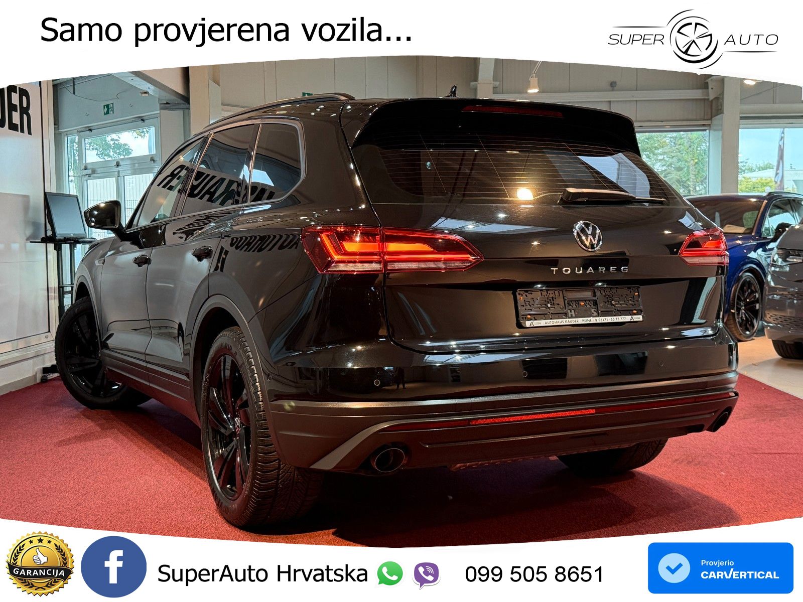 Volkswagen Touareg 3.0 V6 TDI (286 KS) 4MOTION Tiptronic ZRAČNI+ACC+GR SJED+KAM