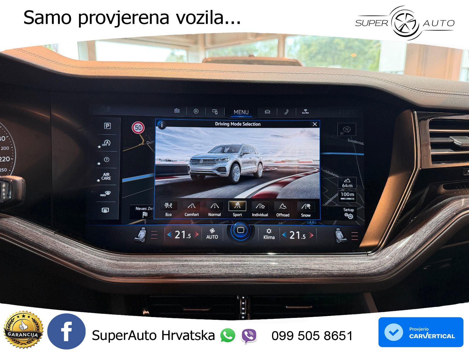 Volkswagen Touareg 3.0 V6 TDI (286 KS) 4MOTION Tiptronic ZRAČNI+ACC+GR SJED+KAM