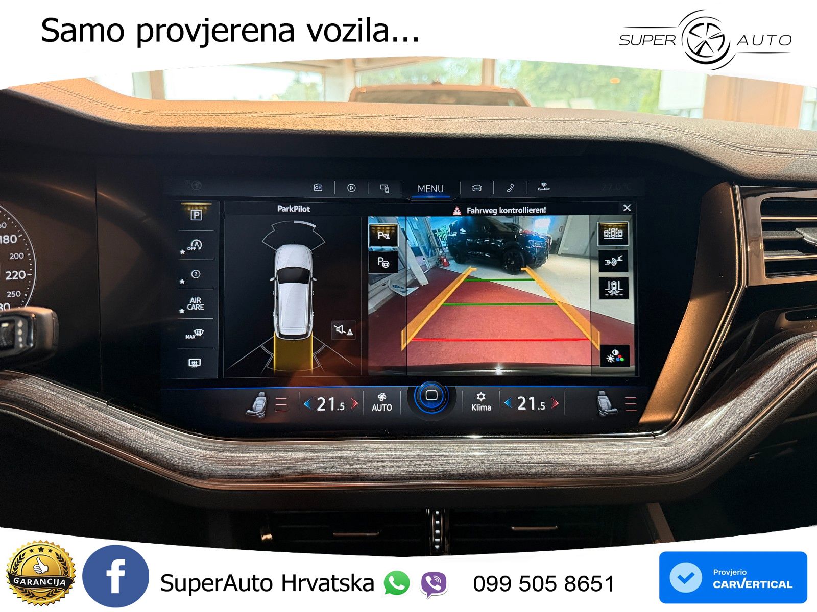 Volkswagen Touareg 3.0 V6 TDI (286 KS) 4MOTION Tiptronic ZRAČNI+ACC+GR SJED+KAM
