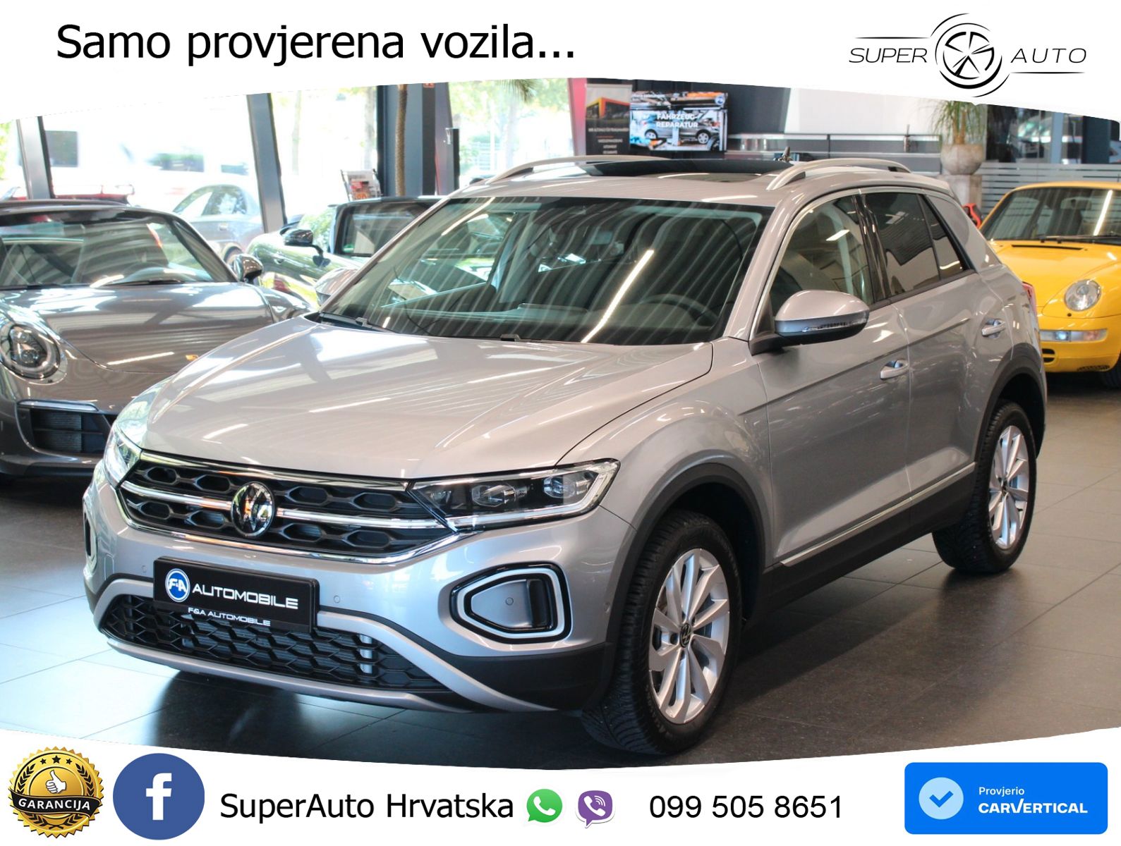 Volkswagen T-Roc 1.5 TSI (150 KS) DSG MATRIX+GR SJED+KAM