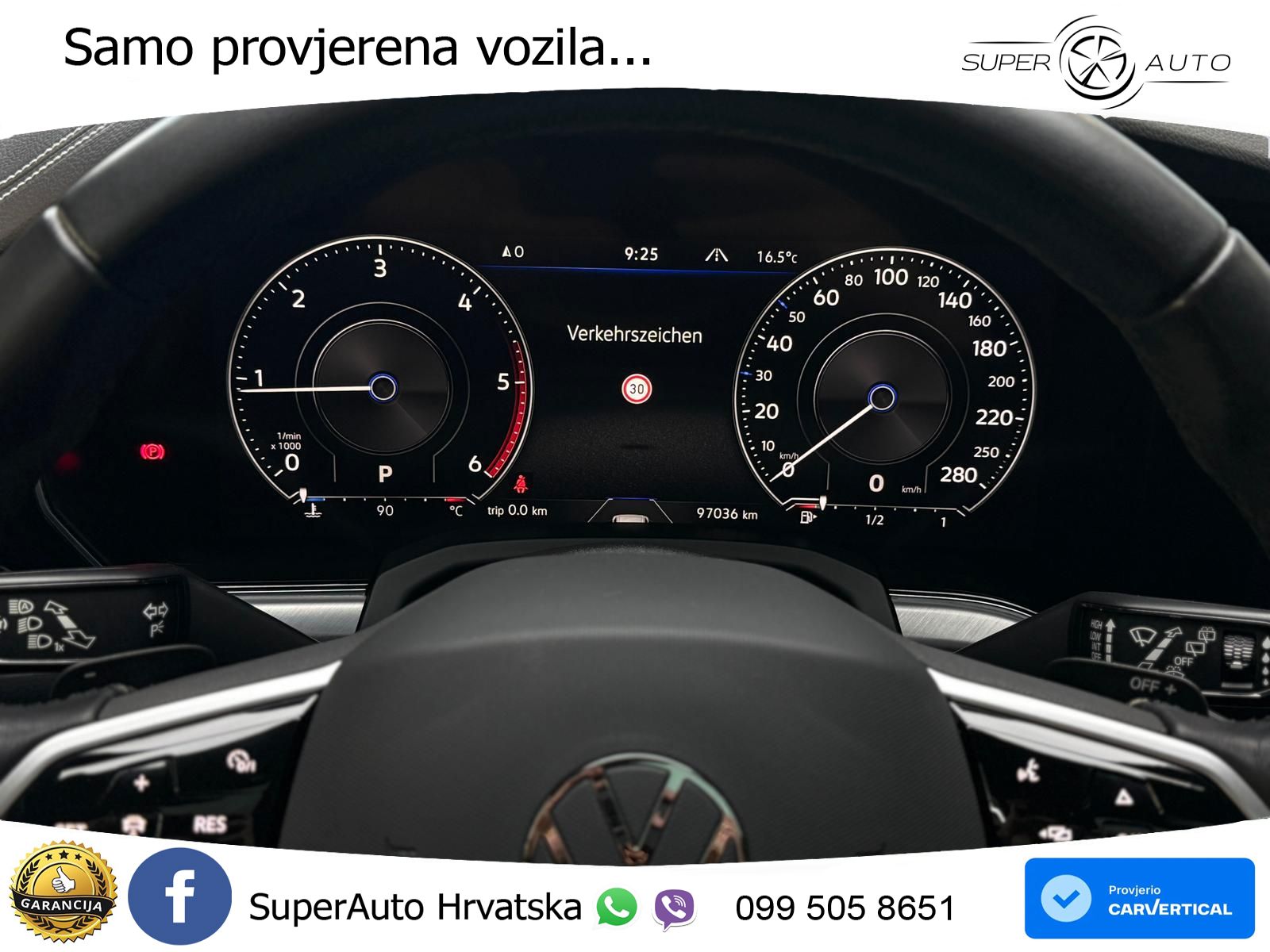 Volkswagen Touareg 3.0 V6 TDI (286 KS) 4MOTION Tiptronic ZRAČNI+ACC+GR SJED+KAM+PANO