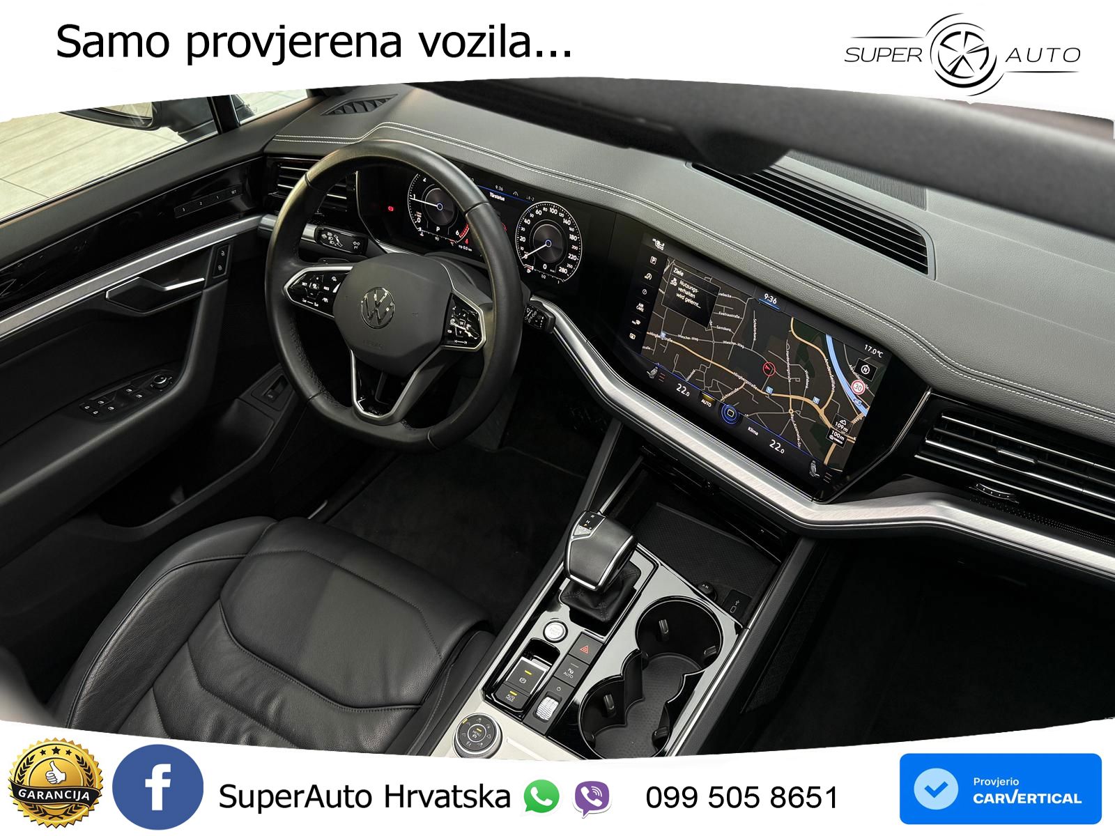 Volkswagen Touareg 3.0 V6 TDI (286 KS) 4MOTION Tiptronic ZRAČNI+ACC+GR SJED+KAM+PANO