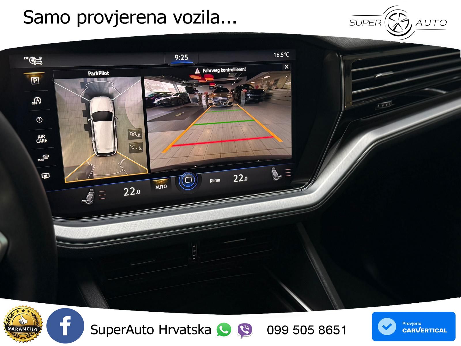 Volkswagen Touareg 3.0 V6 TDI (286 KS) 4MOTION Tiptronic ZRAČNI+ACC+GR SJED+KAM+PANO