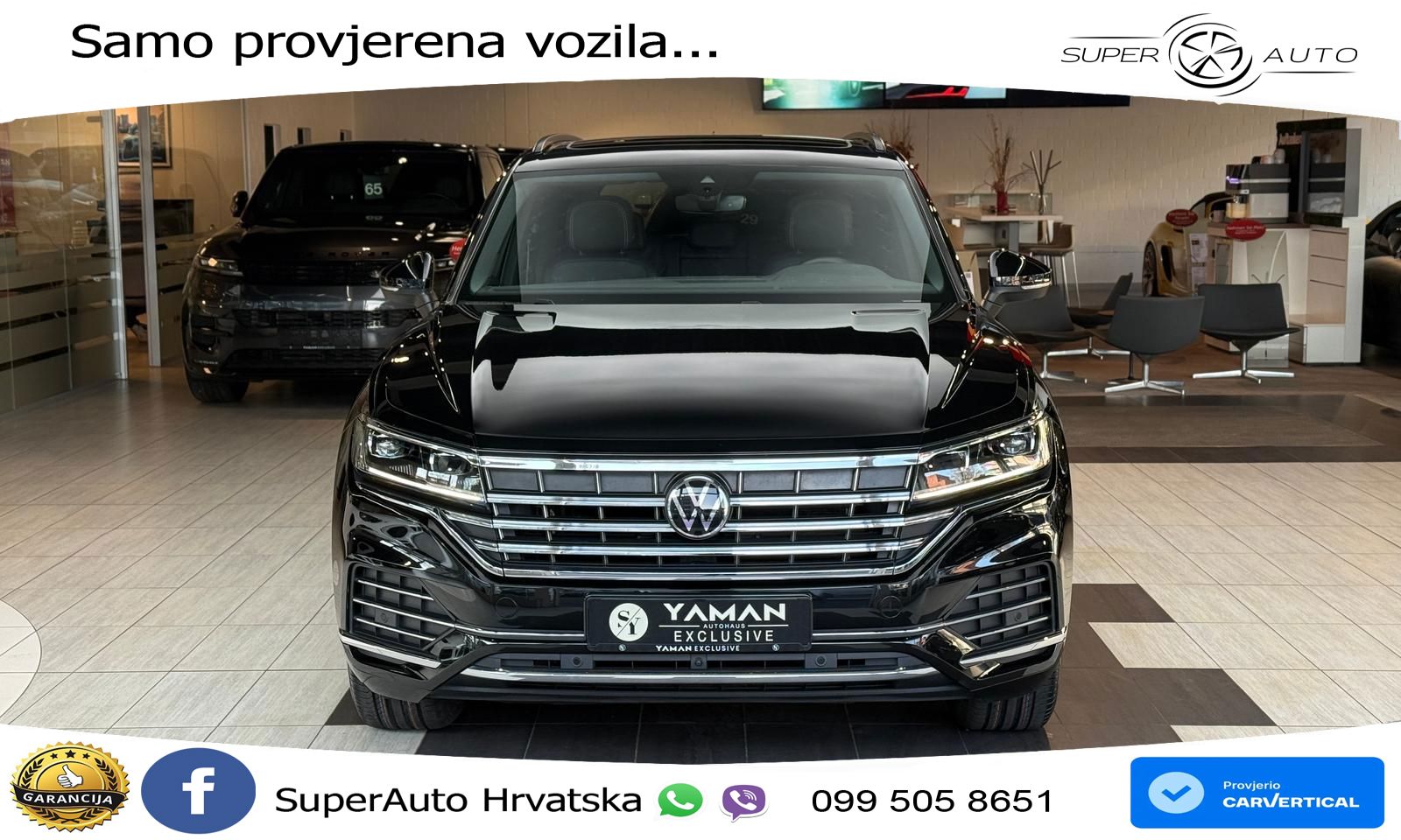 Volkswagen Touareg 3.0 V6 TDI (286 KS) 4MOTION Tiptronic ZRAČNI+ACC+GR SJED+KAM+PANO