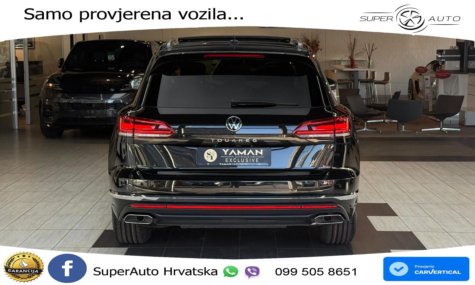 Volkswagen Touareg 3.0 V6 TDI (286 KS) 4MOTION Tiptronic ZRAČNI+ACC+GR SJED+KAM+PANO