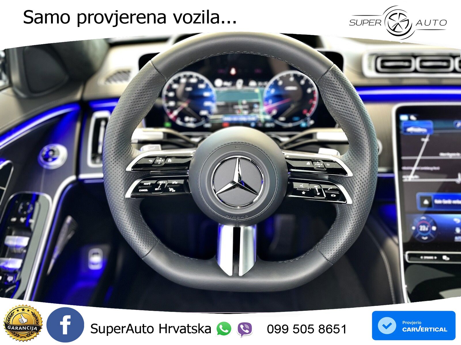 Mercedes S 580 V8 (503 KS) EQ Boost 4MATIC 9G-TRONIC AMG ACC+HEAD+4xGR SJED+360+PANO