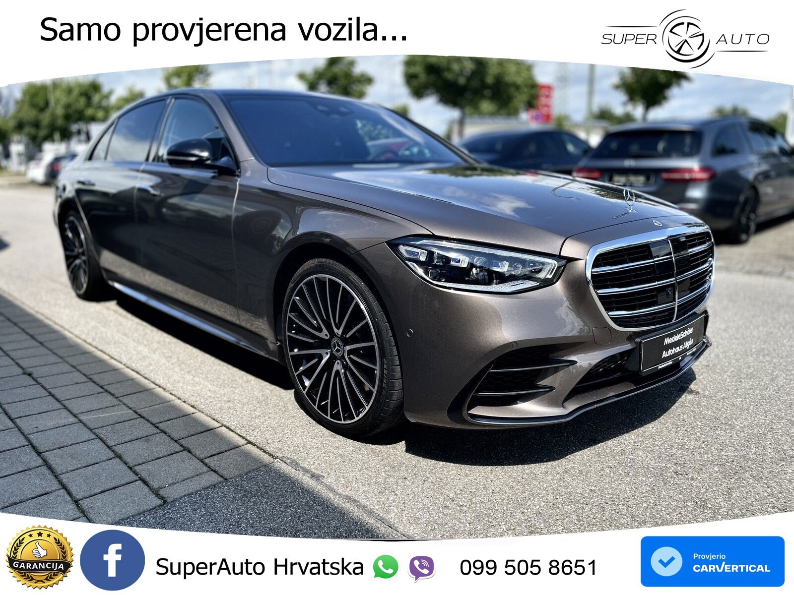 Mercedes S 580 V8 (503 KS) EQ Boost 4MATIC 9G-TRONIC AMG ACC+HEAD+4xGR SJED+360+PANO