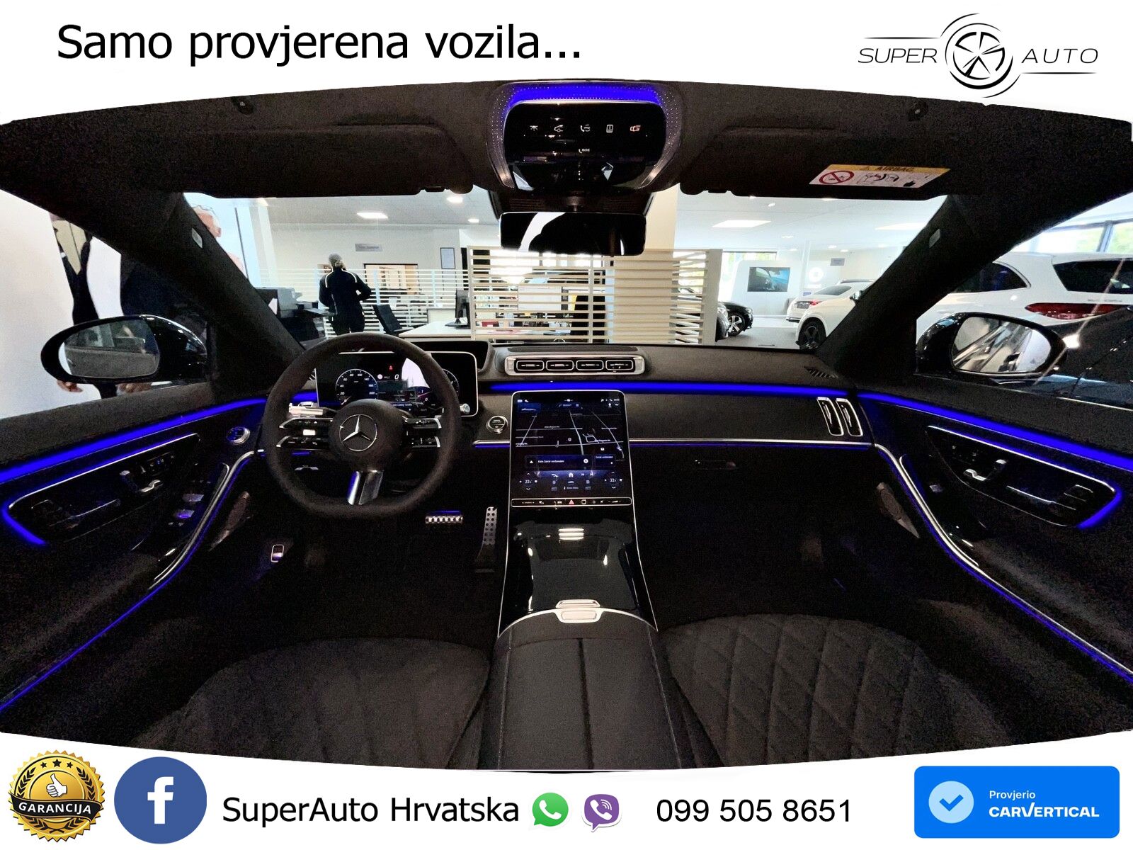 Mercedes S 580 V8 (503 KS) EQ Boost 4MATIC 9G-TRONIC AMG ACC+HEAD+4xGR SJED+360+PANO