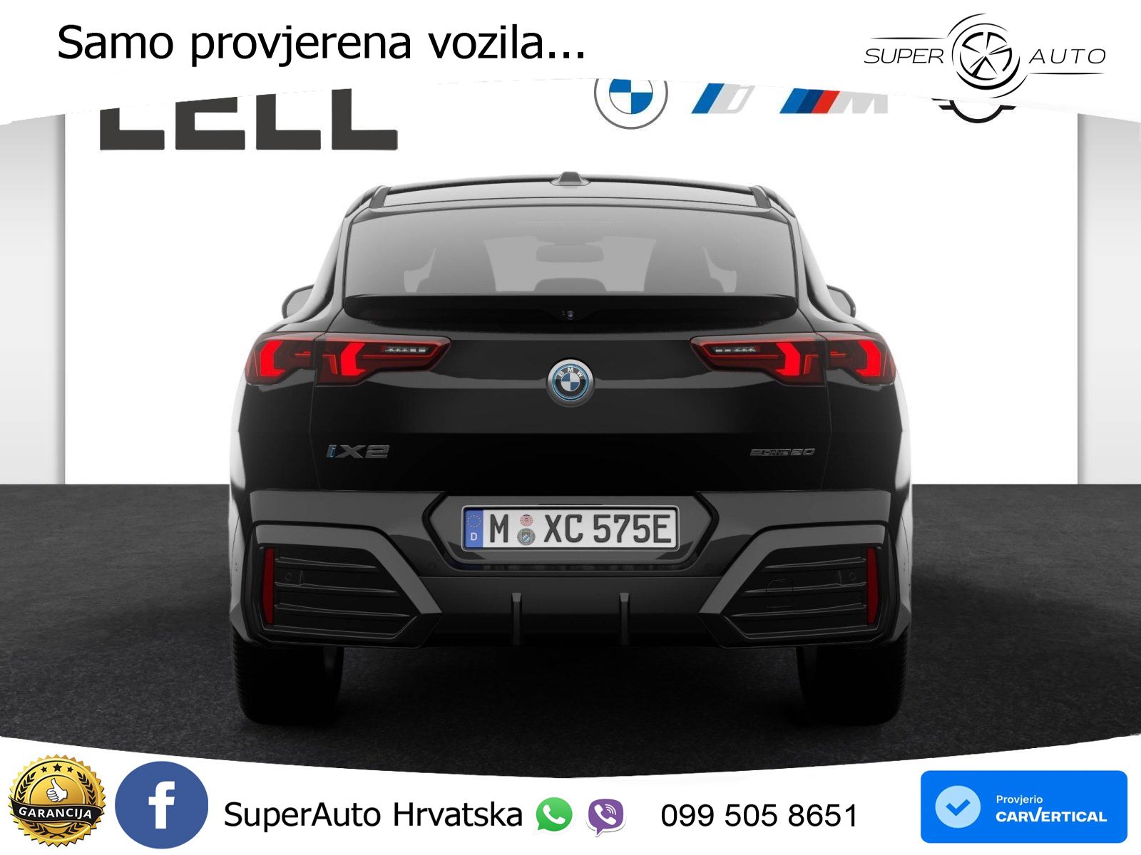 BMW iX2 66.5 kWh (204 KS) eDrive20