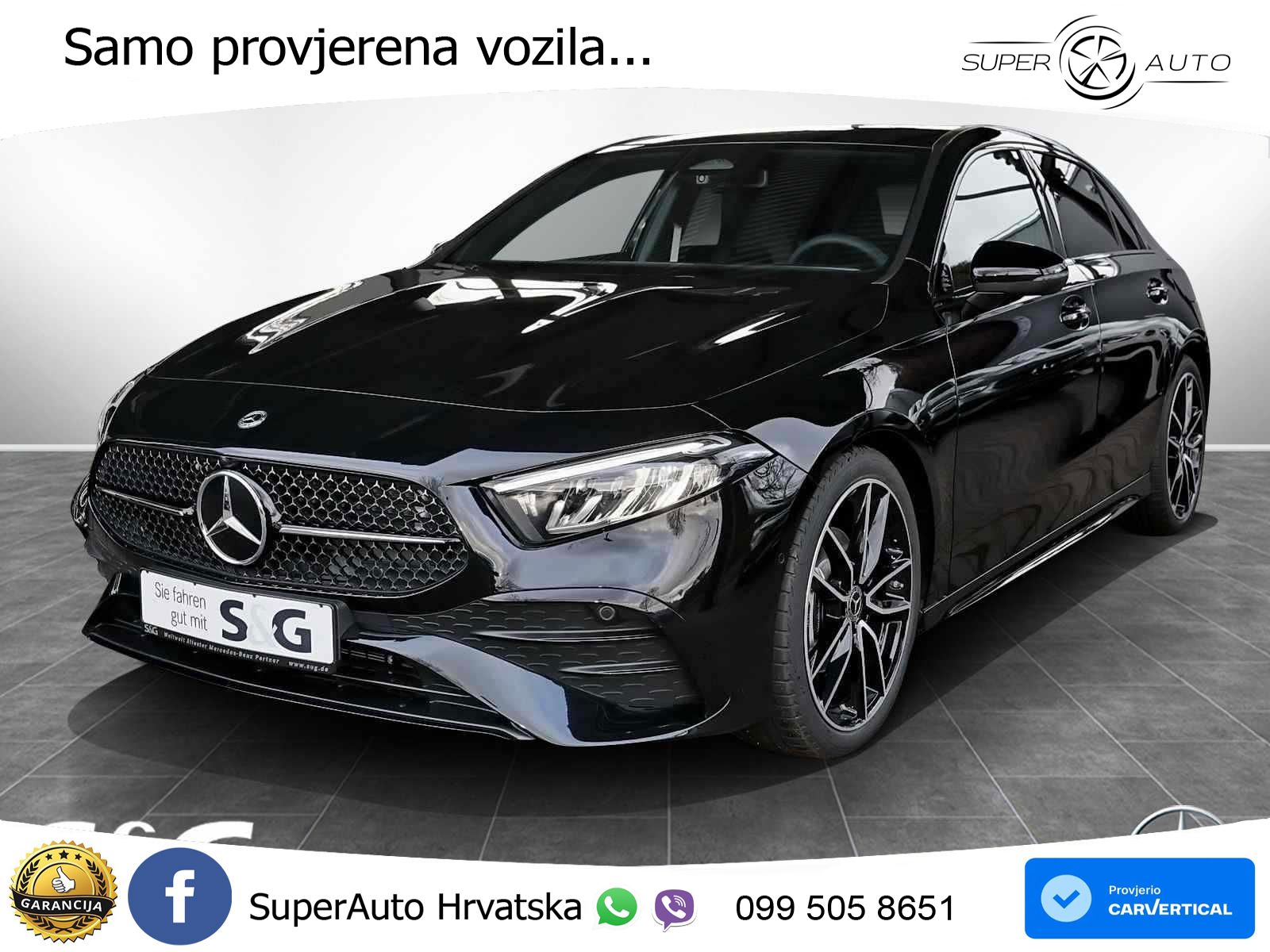 Mercedes-Benz A 200 7G-DCT AMG LED+GR SJED+ACC