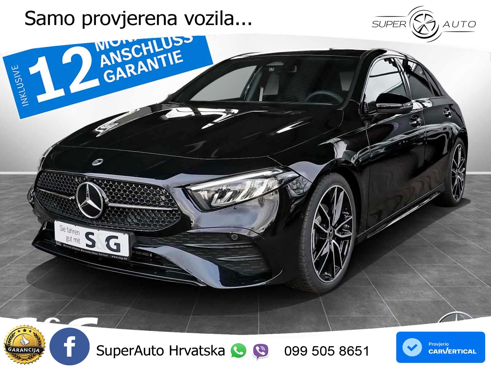Mercedes-Benz A 200 7G-DCT AMG LED+GR SJED+ACC