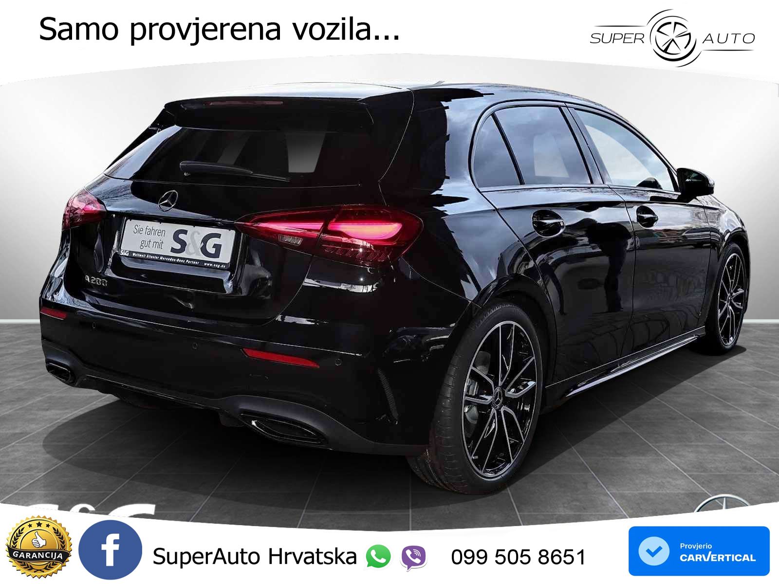 Mercedes-Benz A 200 7G-DCT AMG LED+GR SJED+ACC