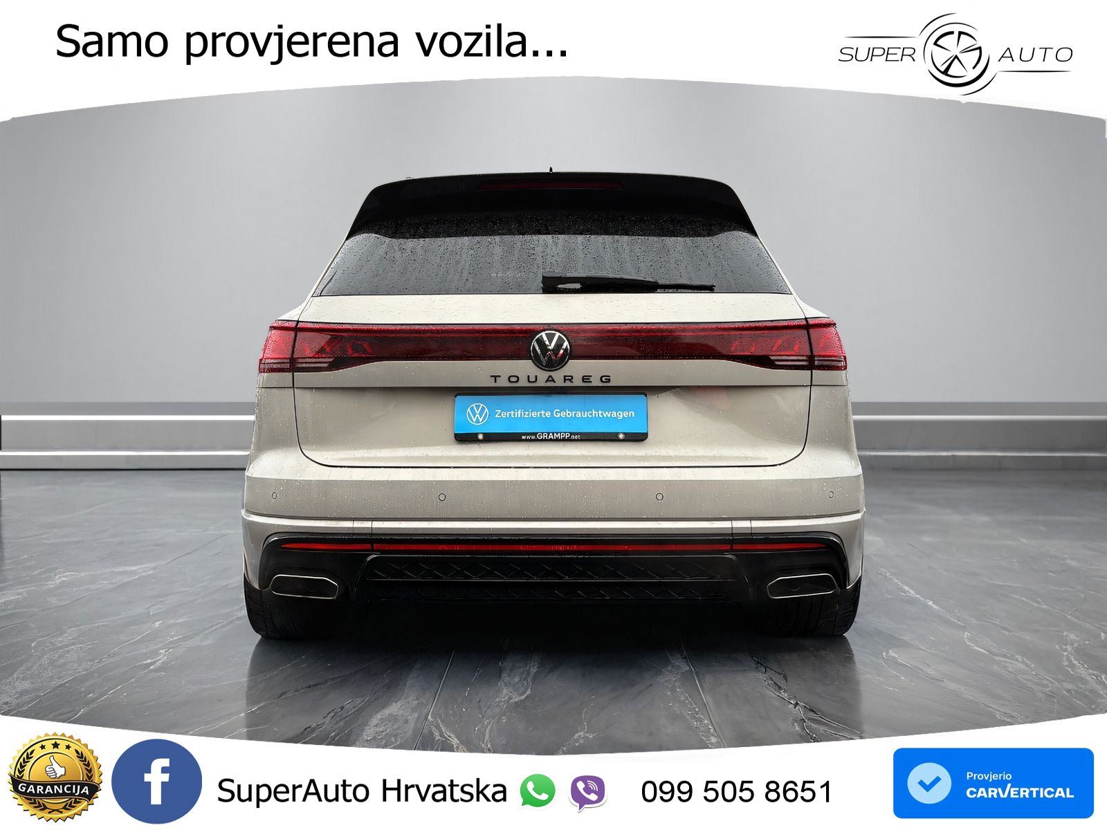 Volkswagen Touareg 3.0 V6 TSI (340 KS) 4MOTION Tiptronic ZRAČNI+ACC+4xGR SJED+KAM