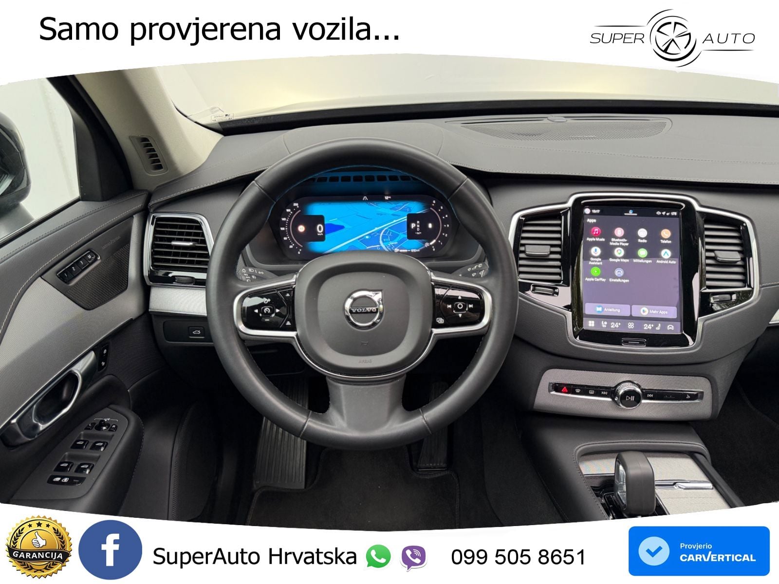 Volvo XC90 2.0 B5 Diesel AWD Automatic ACC+GR SJED+360+PANO