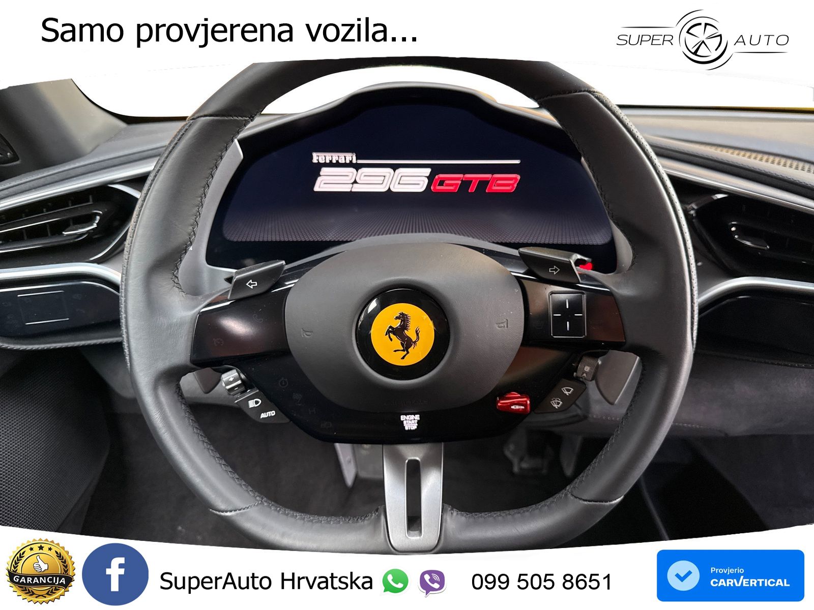 Ferrari 296 GTB 3.0 V6 (830 KS) F1 DCT