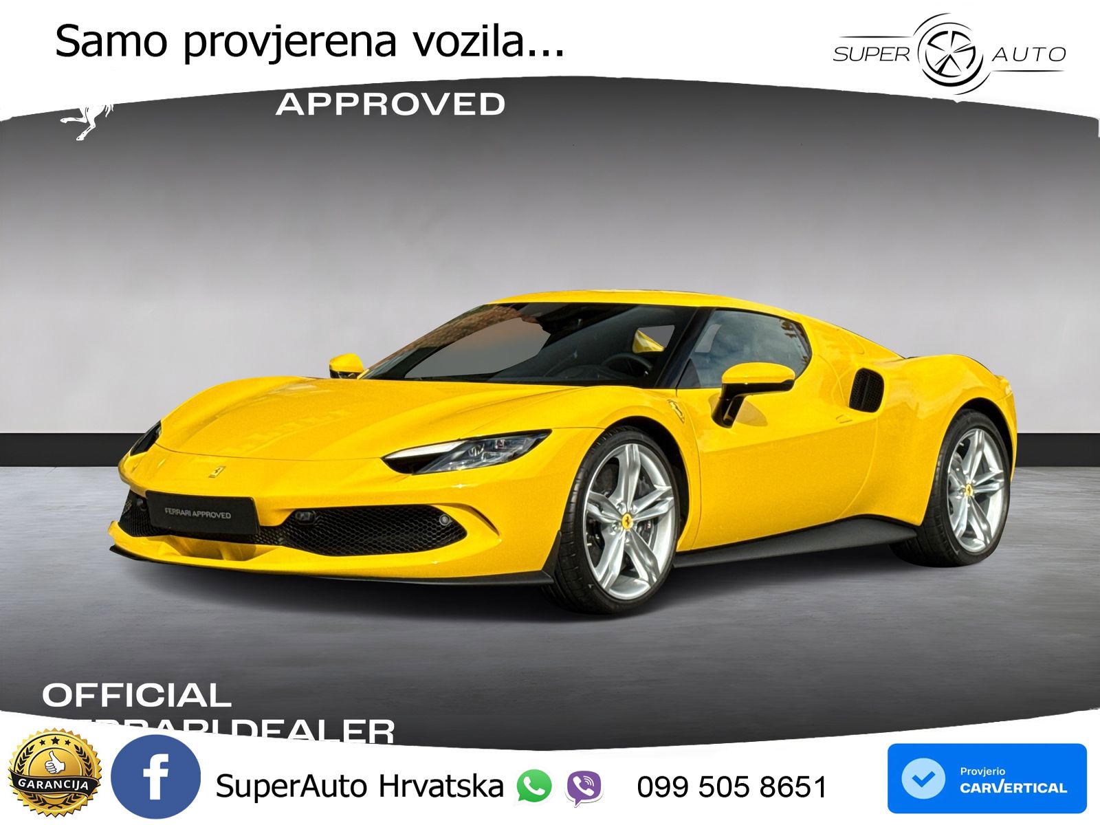 Ferrari 296 GTB 3.0 V6 (830 KS) F1 DCT