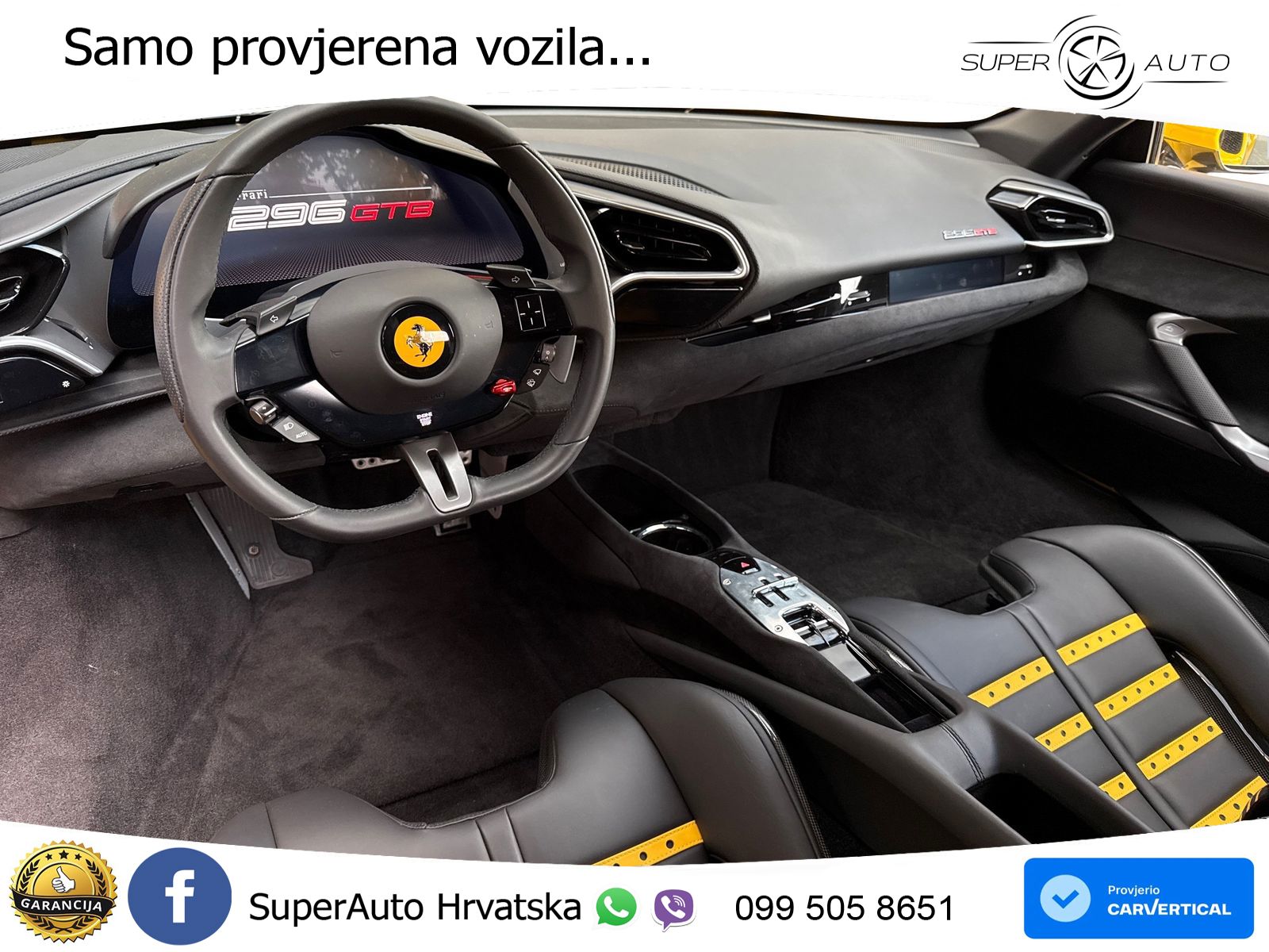 Ferrari 296 GTB 3.0 V6 (830 KS) F1 DCT