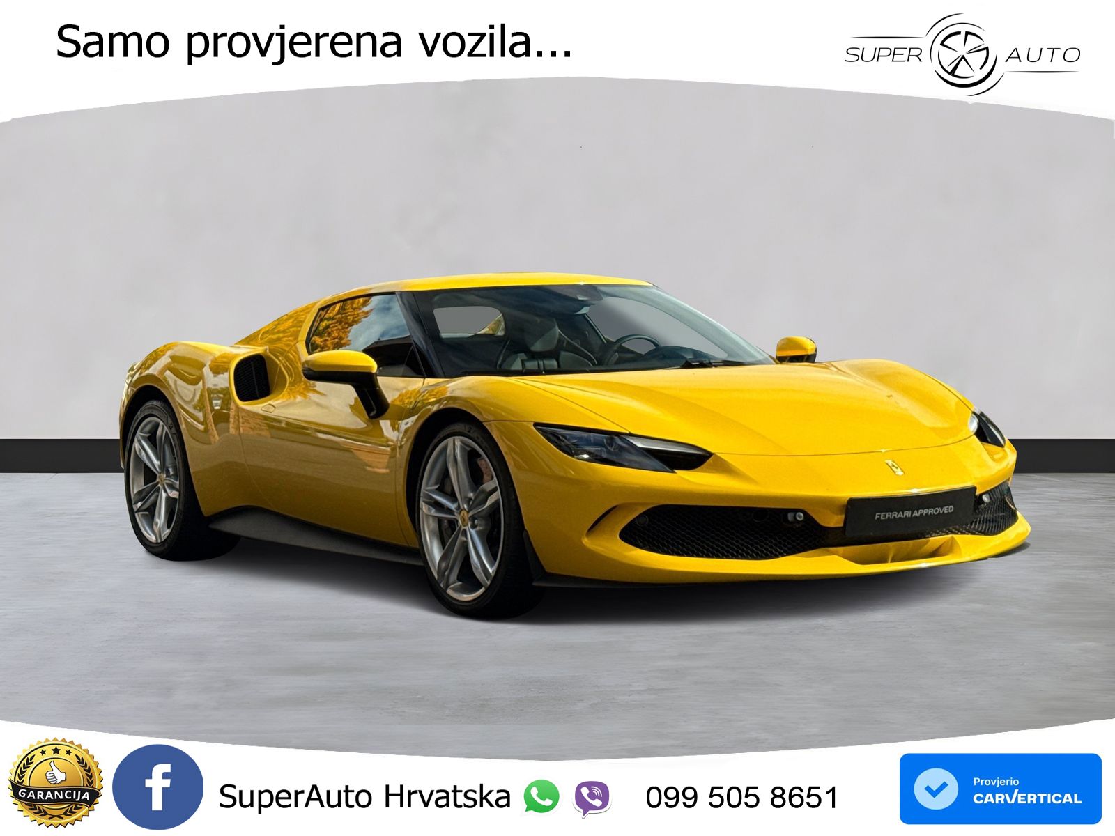 Ferrari 296 GTB 3.0 V6 (830 KS) F1 DCT