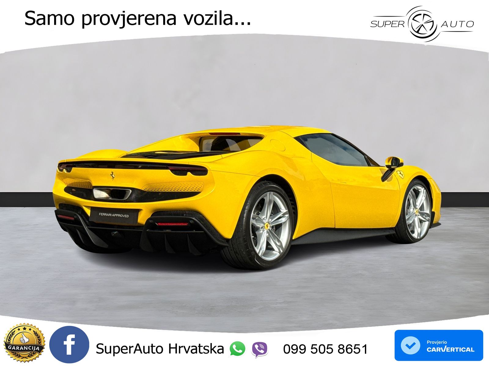 Ferrari 296 GTB 3.0 V6 (830 KS) F1 DCT