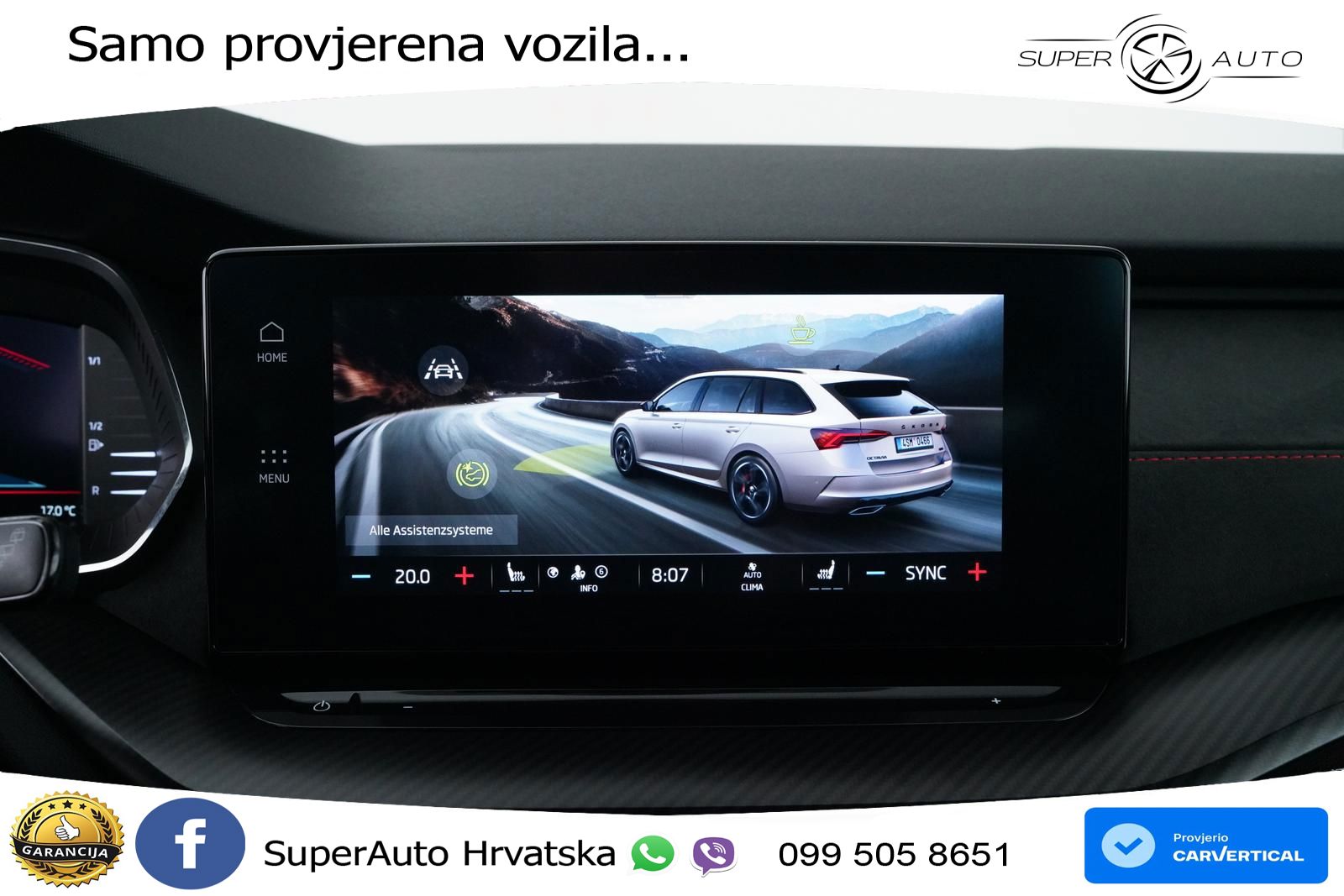 Škoda Octavia Combi RS 2.0 TDI (200 KS) DSG