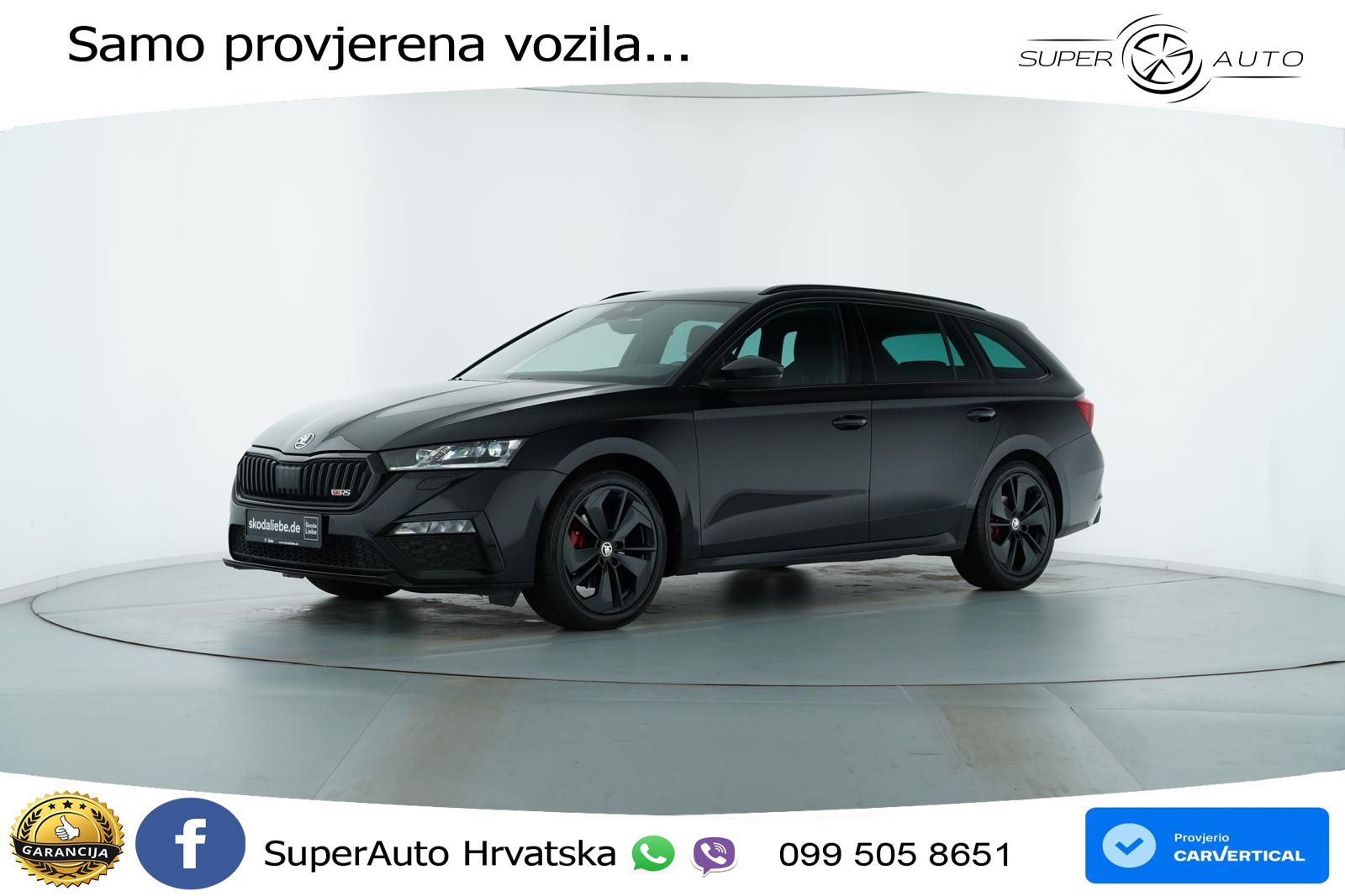 Škoda Octavia Combi RS 2.0 TDI (200 KS) DSG