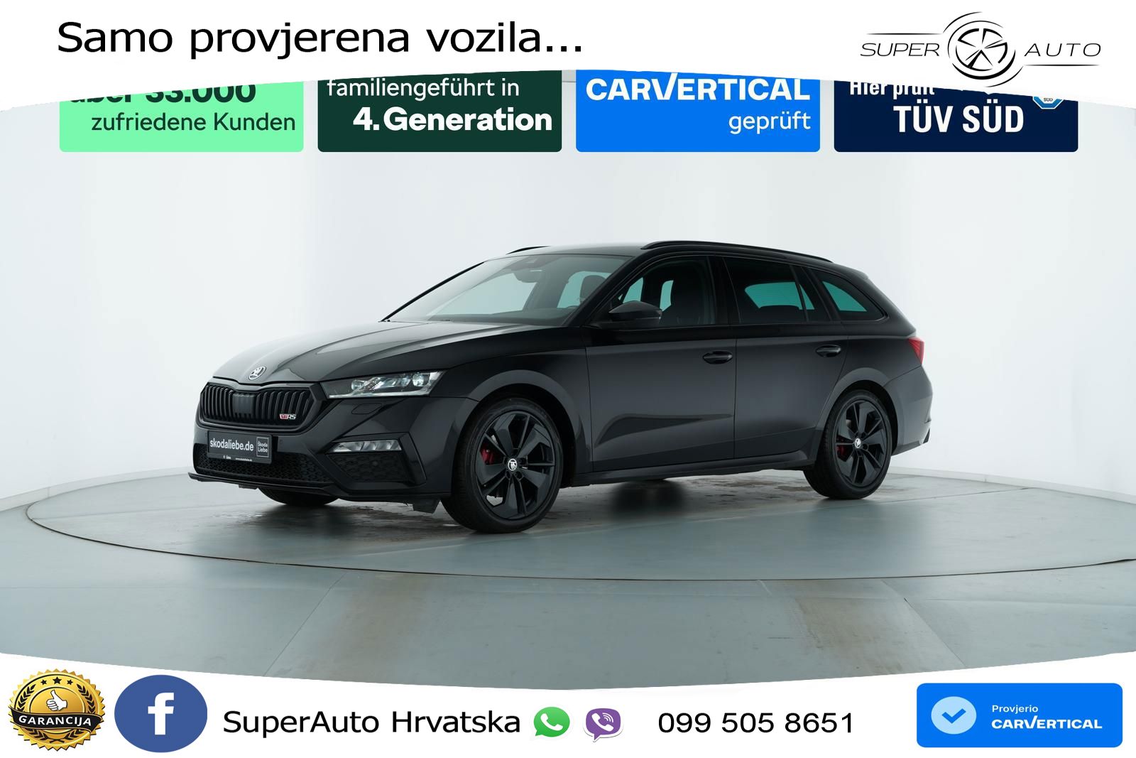Škoda Octavia Combi RS 2.0 TDI (200 KS) DSG