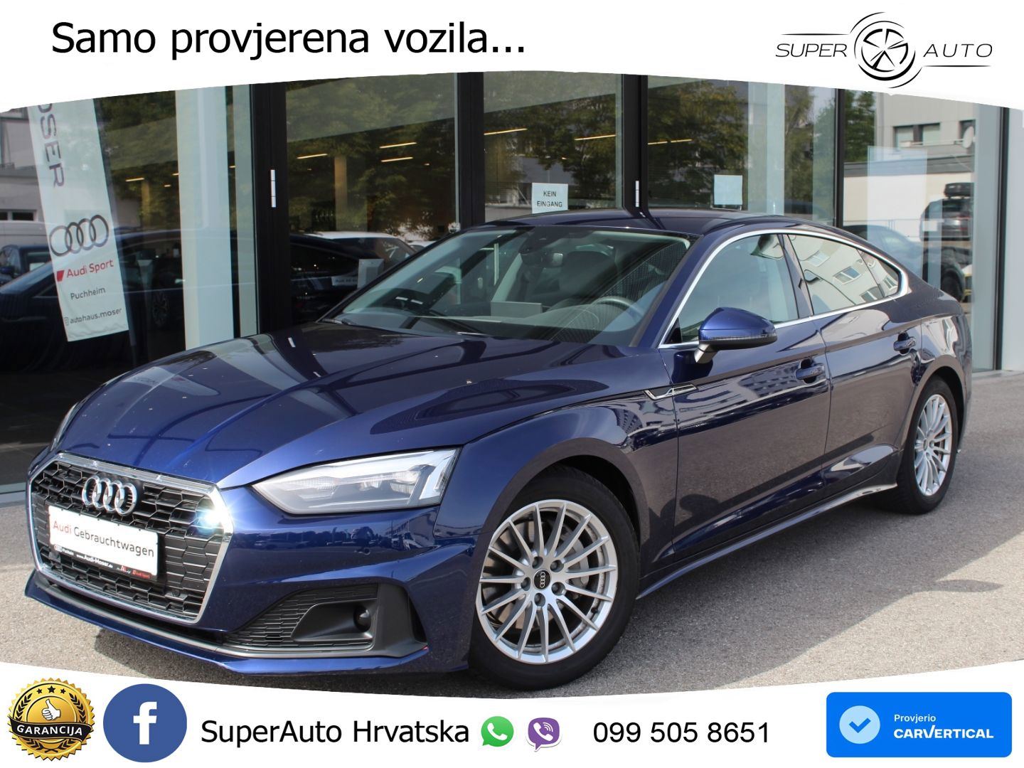 Audi A5 Sportback  40 TFSI (204 KS) S tronic