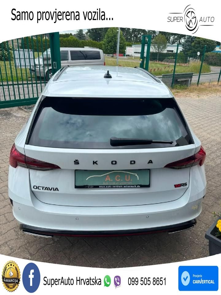 Škoda Octavia Combi RS 2.0 TSI (245 KS) DSG LED+GR SJED+ACC