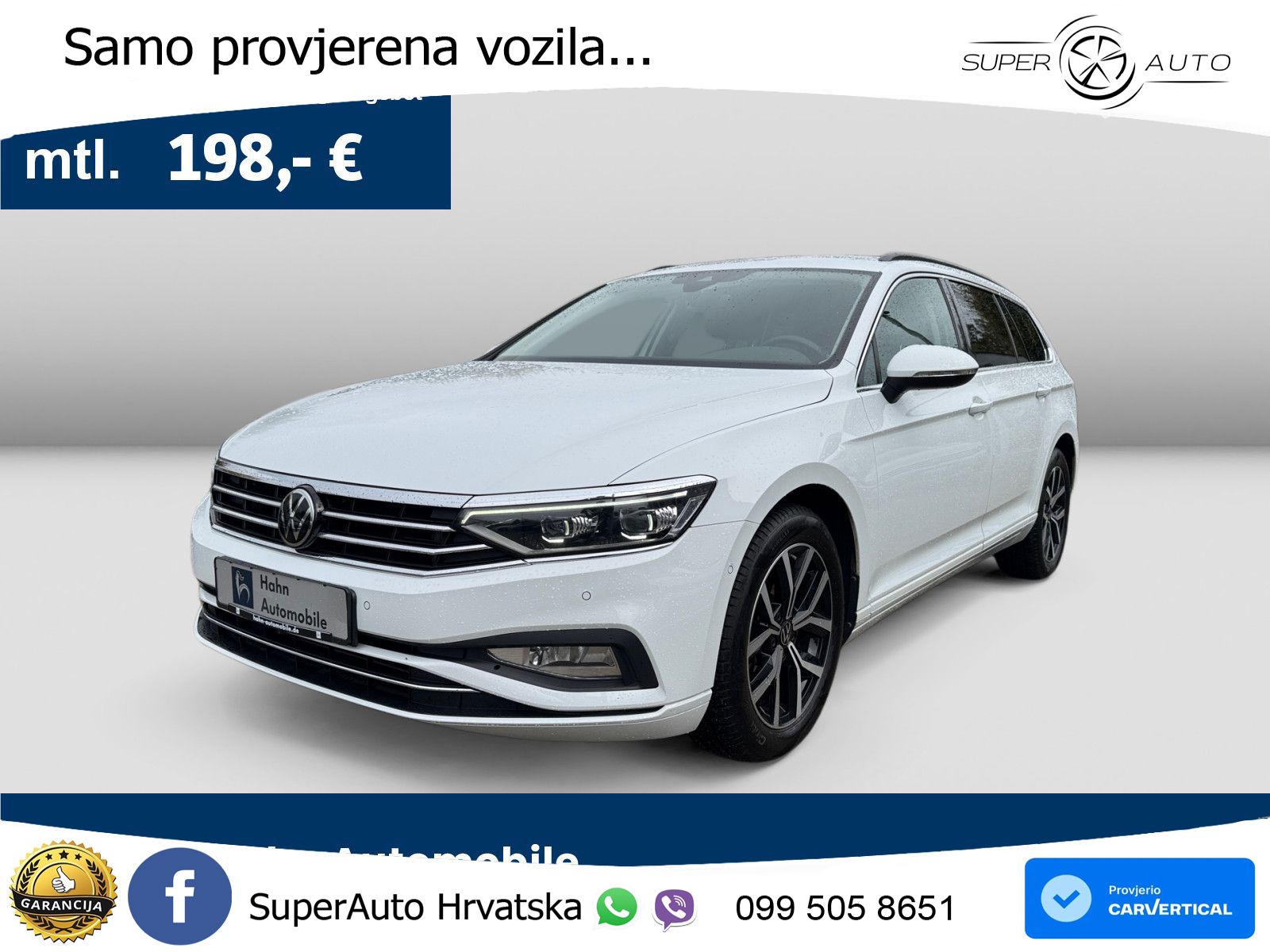 Volkswagen Passat Variant 2.0 TDI (150 KS) DSG Business LED+GR SJED+ACC