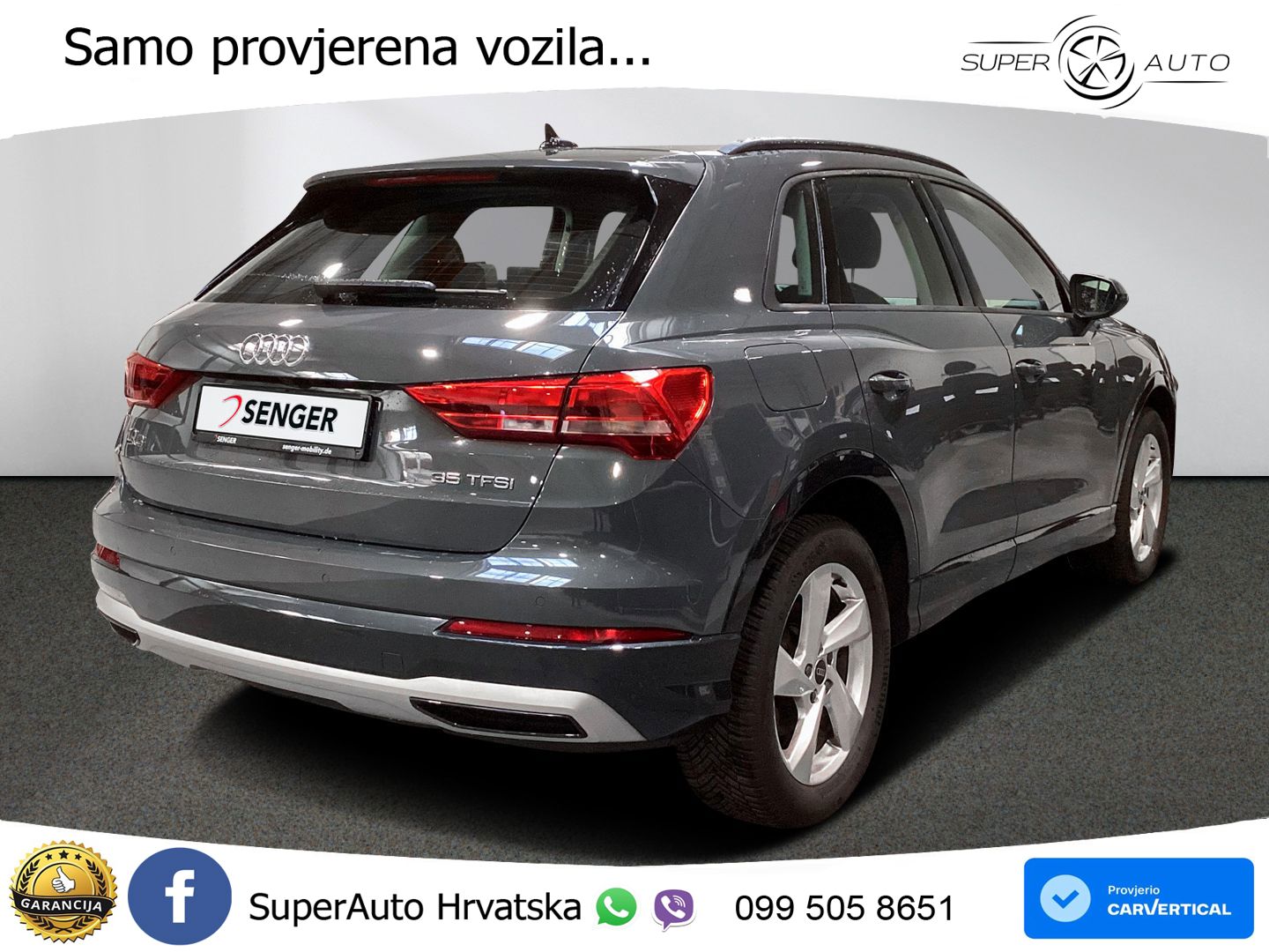 Audi Q3 35 TFSI (150 KS) S tronic advanced LED+GR SJED+ACC