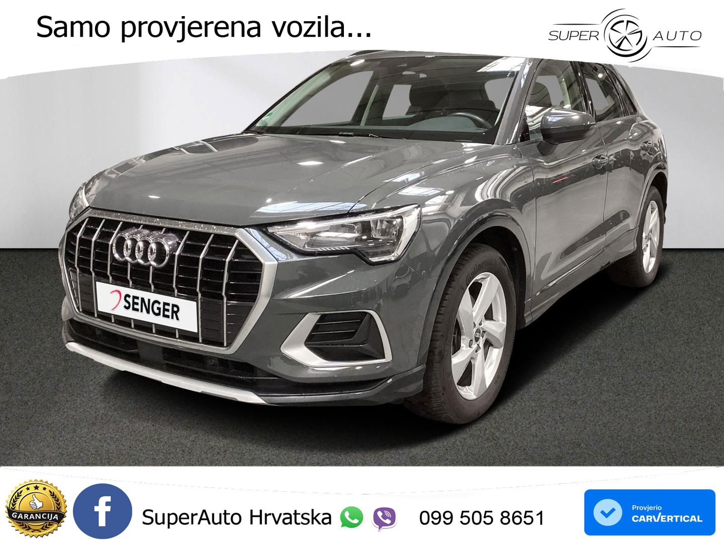 Audi Q3 35 TFSI (150 KS) S tronic advanced LED+GR SJED+ACC