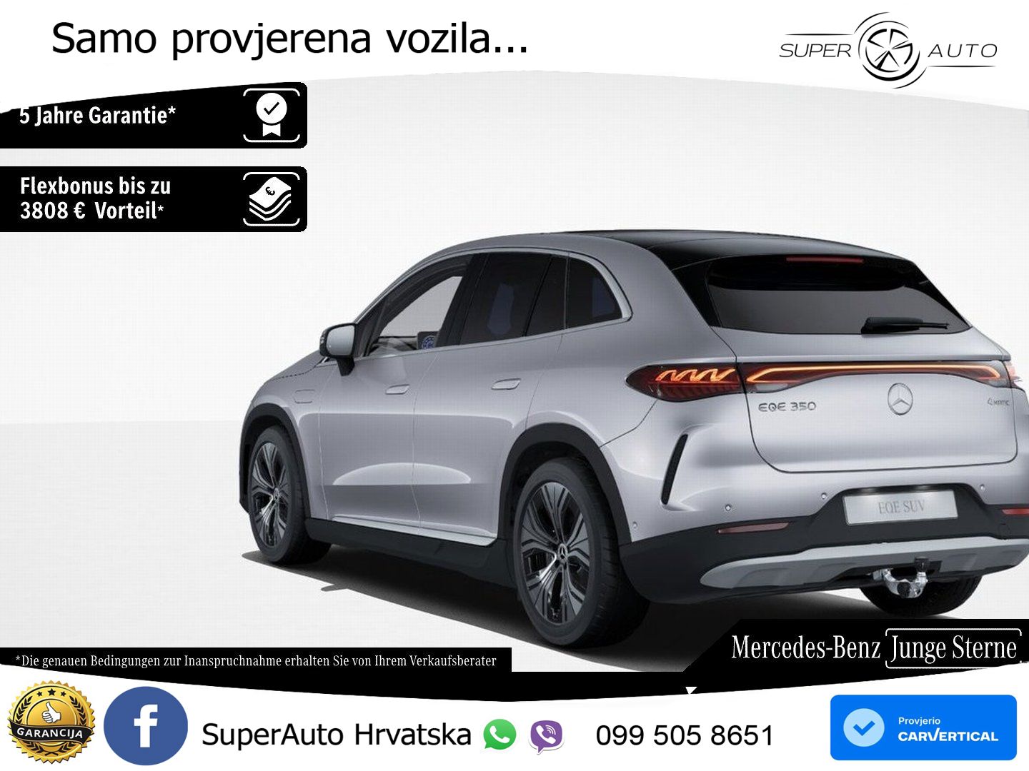 Mercedes EQE SUV 350 100 kWh (292 KS) 4MATIC ZRAČNI+ACC+GR SJED+360+PANO