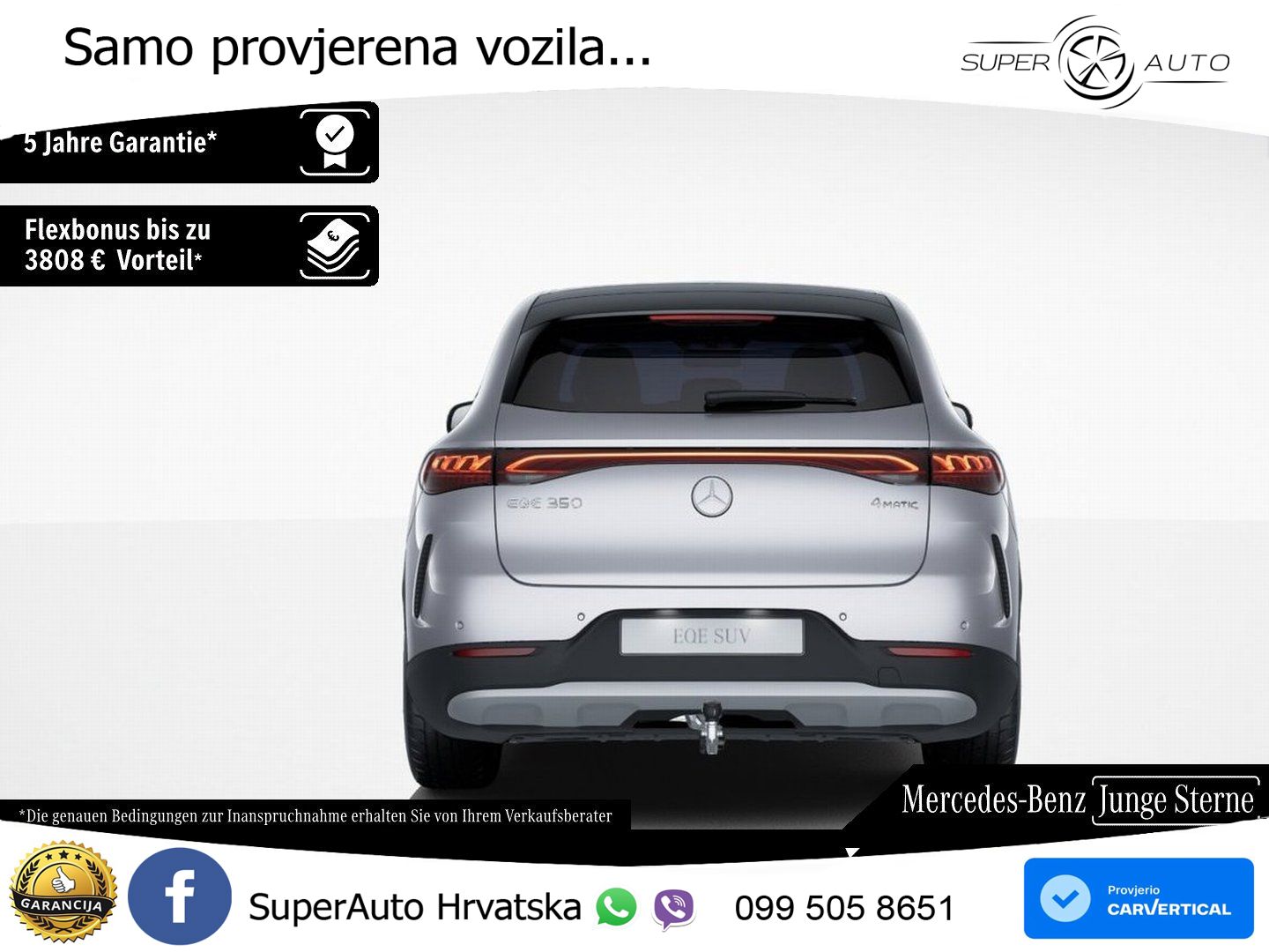 Mercedes EQE SUV 350 100 kWh (292 KS) 4MATIC ZRAČNI+ACC+GR SJED+360+PANO