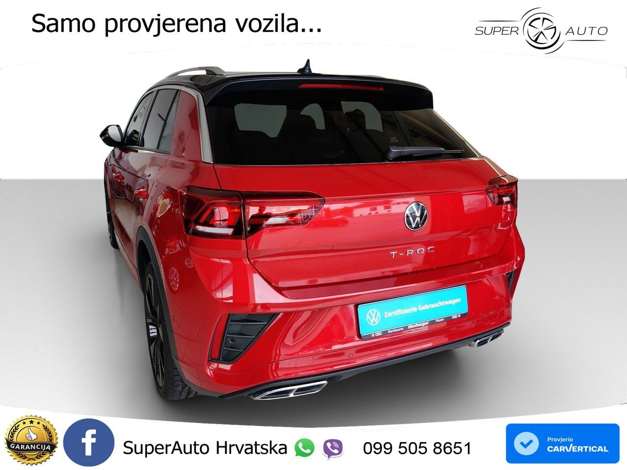 Volkswagen T-Roc 1.5 TSI (150 KS) DSG LED+GR SJED+ACC