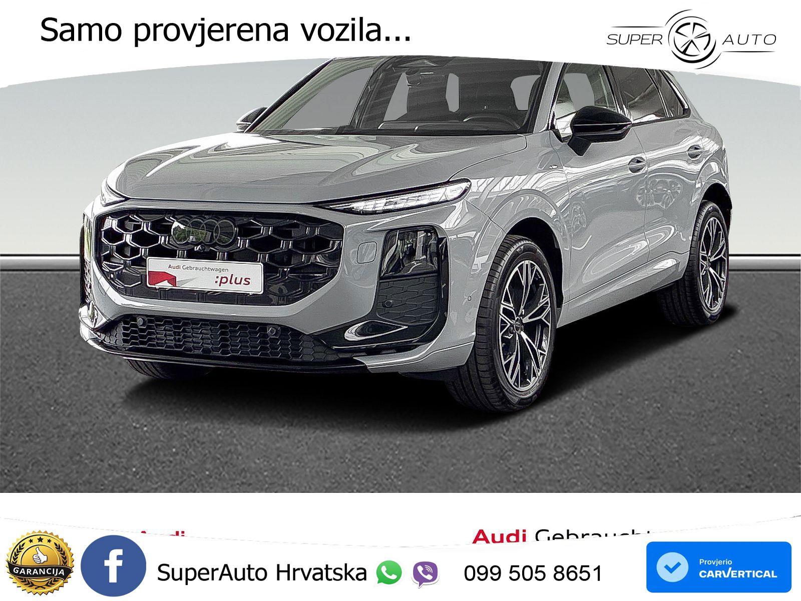 Audi Q3 2.0 TFSI (265 KS) quattro S tronic S line LED+GR SJED+ACC