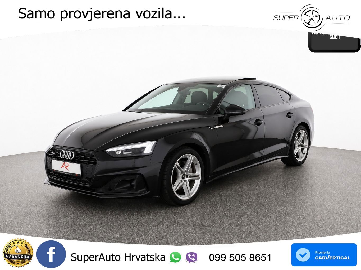 Audi A5 Sportback 40 TDI (204 KS) quattro S tronic S line MATRIX+GR SJED+KAM