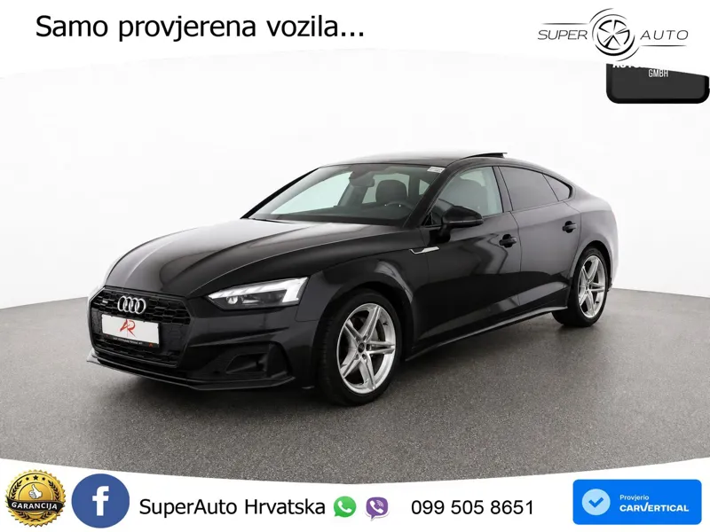 Audi A5 Sportback 40 TDI (204 KS) quattro S tronic S line MATRIX+GR SJED+KAM