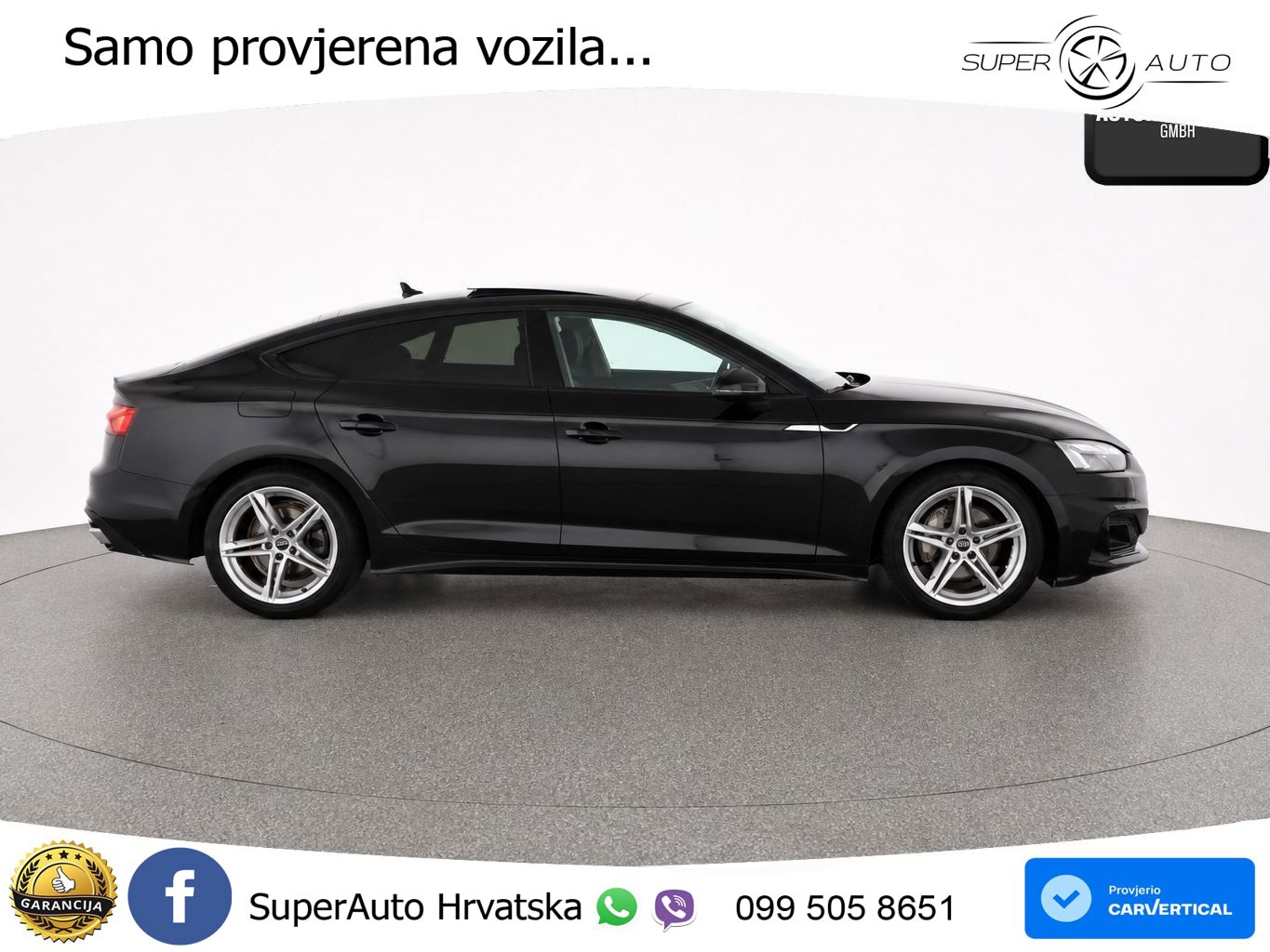 Audi A5 Sportback 40 TDI (204 KS) quattro S tronic S line MATRIX+GR SJED+KAM