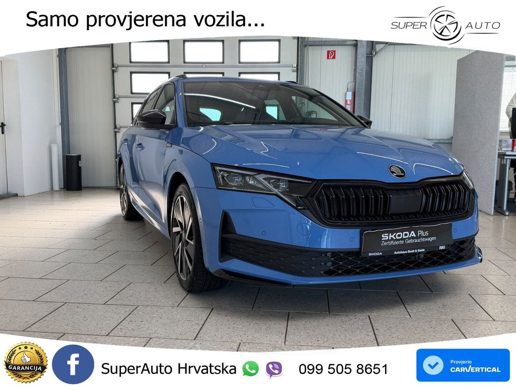 Škoda Octavia Combi 1.5 TSI (150 KS) DSG SportLine MATRIX+GR SJED+KAM