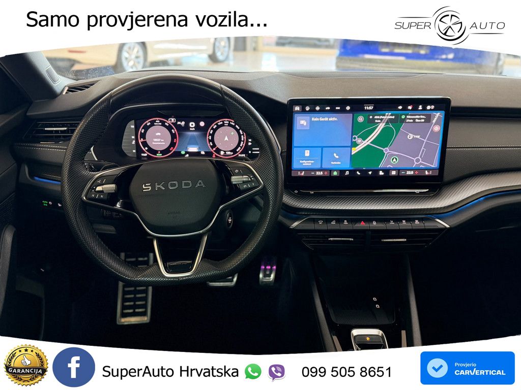 Škoda Octavia Combi 1.5 TSI (150 KS) DSG SportLine MATRIX+GR SJED+KAM