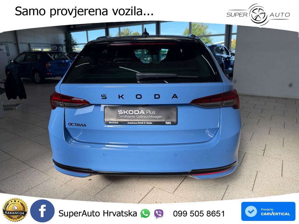 Škoda Octavia Combi 1.5 TSI (150 KS) DSG SportLine MATRIX+GR SJED+KAM