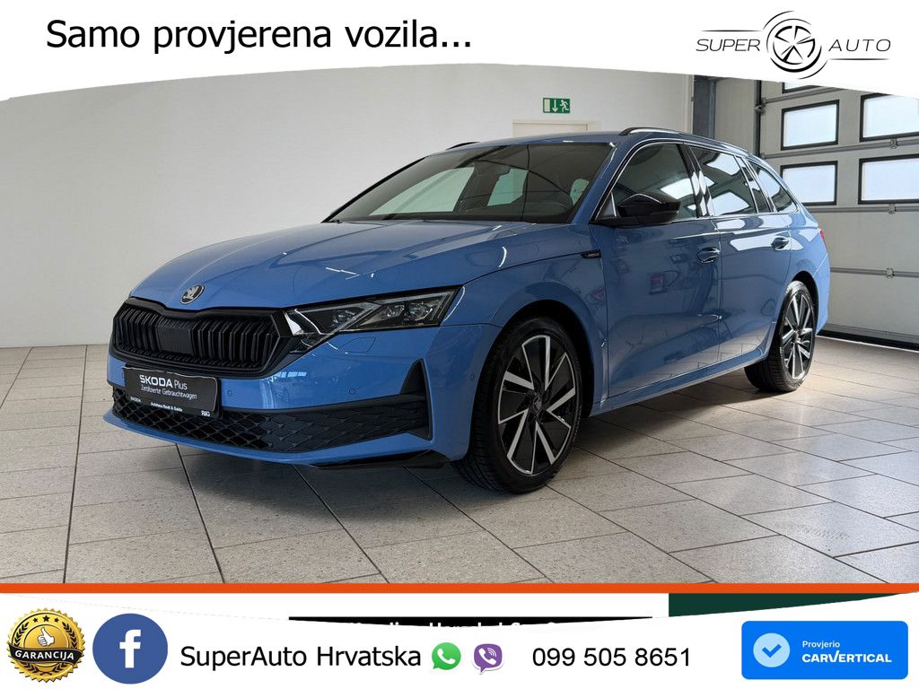 Škoda Octavia Combi 1.5 TSI (150 KS) DSG SportLine MATRIX+GR SJED+KAM