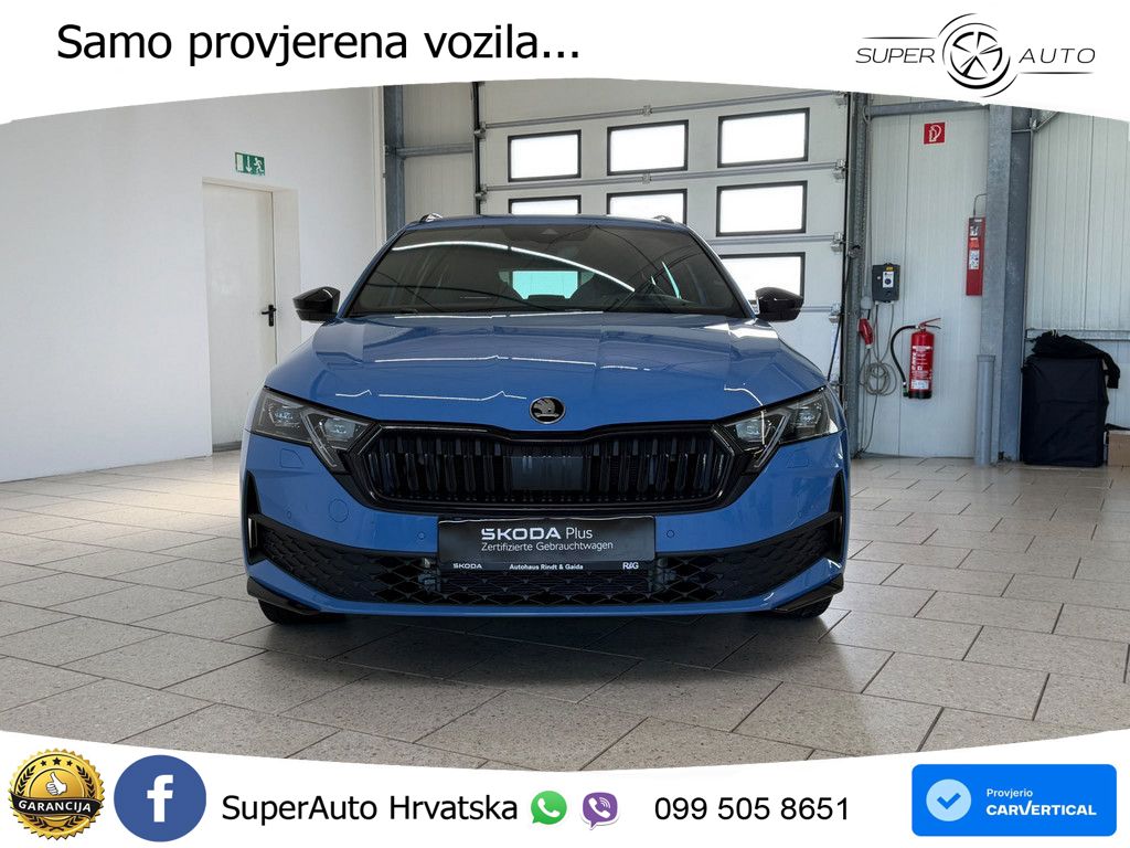 Škoda Octavia Combi 1.5 TSI (150 KS) DSG SportLine MATRIX+GR SJED+KAM