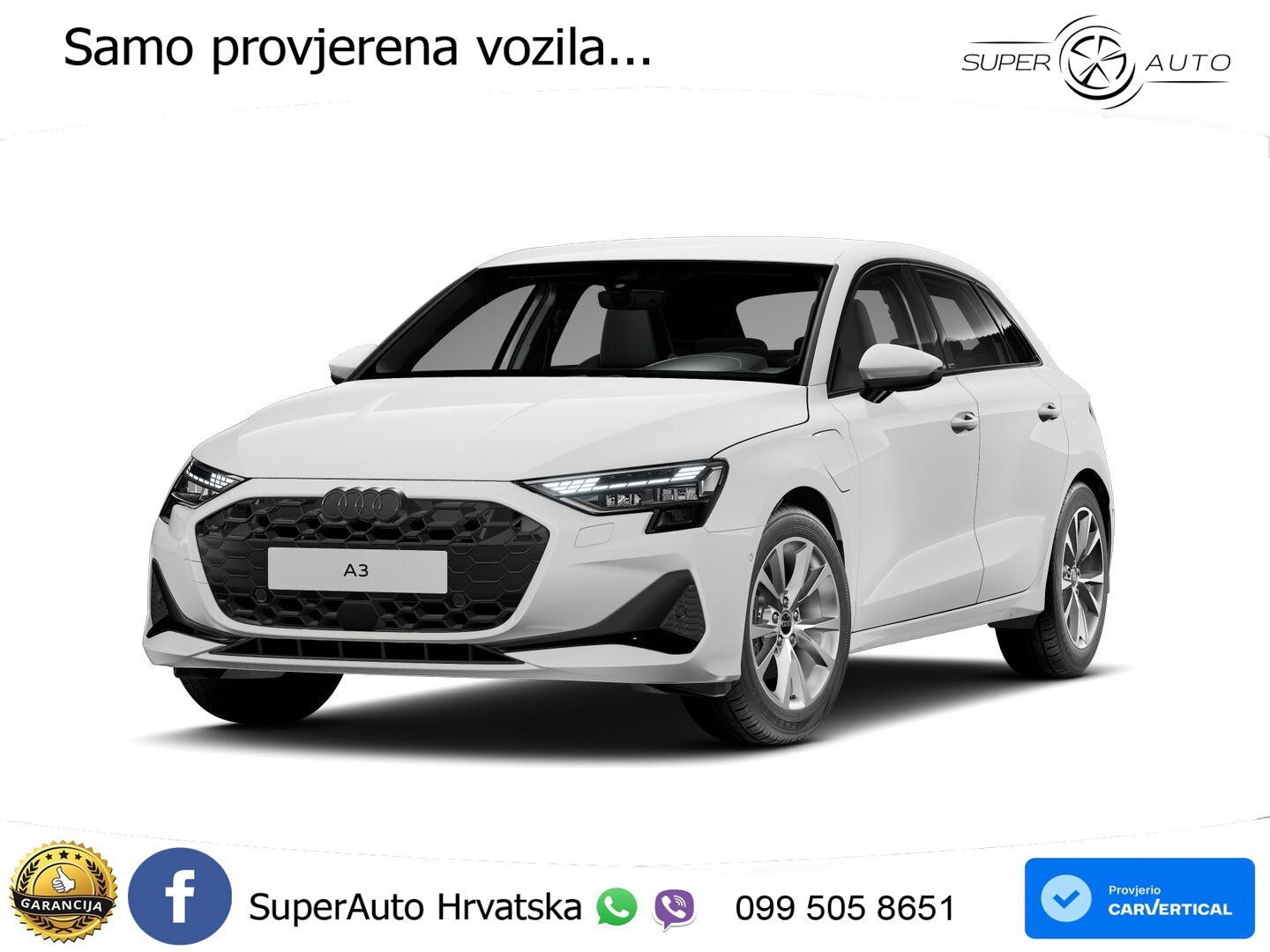 Audi A3 Sportback 40 TFSI e (204 KS) Plug-in Hybrid S tronic advanced LED+GR SJED+ACC