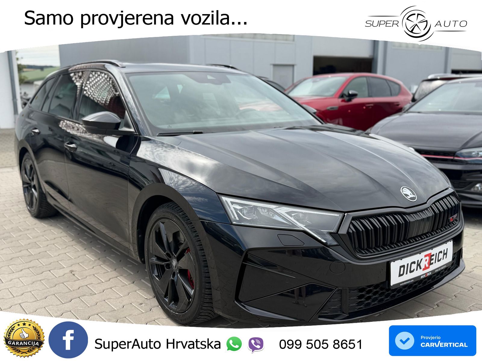 Škoda Octavia Combi RS 2.0 TSI (265 KS) DSG MATRIX+GR SJED+KAM