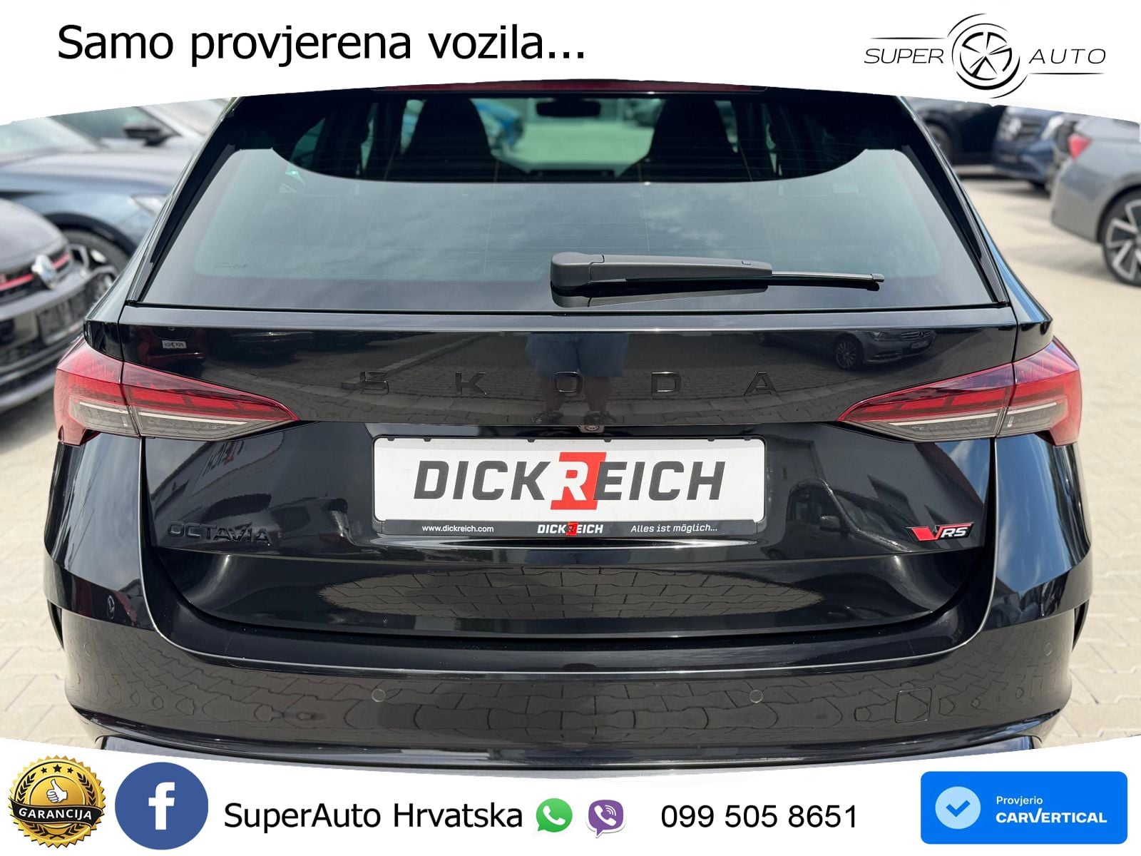 Škoda Octavia Combi RS 2.0 TSI (265 KS) DSG MATRIX+GR SJED+KAM