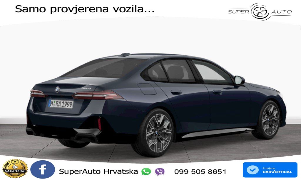 BMW 520d (197 KS) Steptronic M Sport LED+GR SJED+ACC