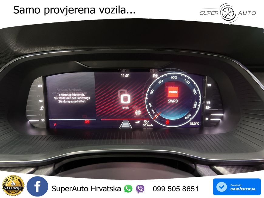 Škoda Octavia Combi RS 2.0 TDI (200 KS) 4x4 DSG LED+GR SJED+ACC