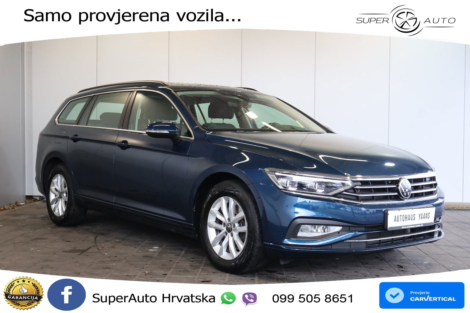 Volkswagen Passat Variant 2.0 TDI (150 KS) DSG Business LED+GR SJED+ACC