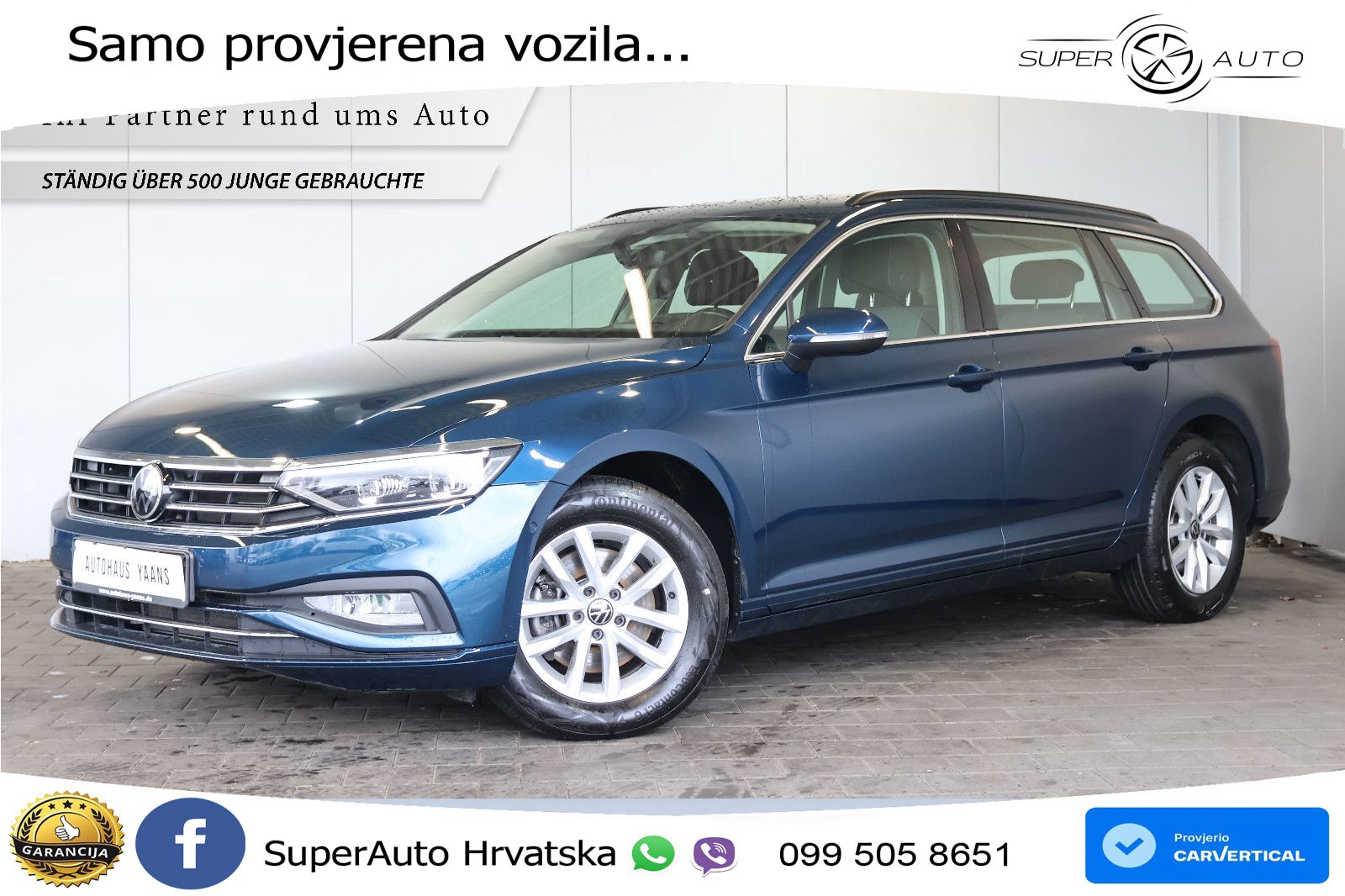 Volkswagen Passat Variant 2.0 TDI (150 KS) DSG Business LED+GR SJED+ACC